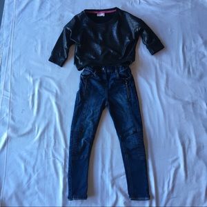 Top and jeans outfit